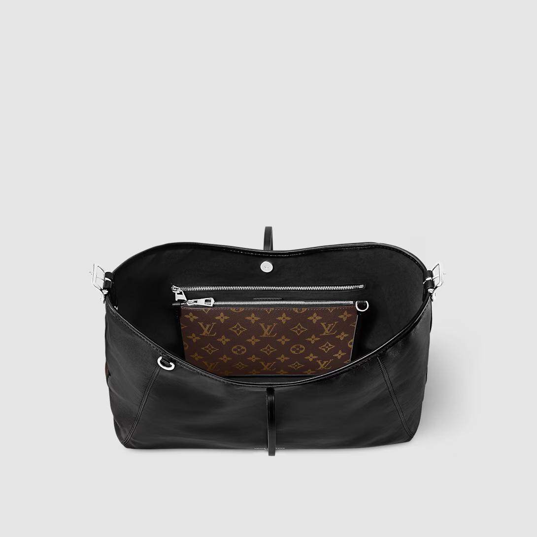 Túi Louis Vuitton Carryall Dark Mm H27 Nữ Đen